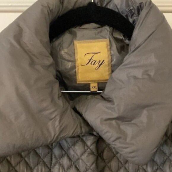 Fay | Puffer Knee Length Parka | Dark Gray | XXL - Picture 5 of 6